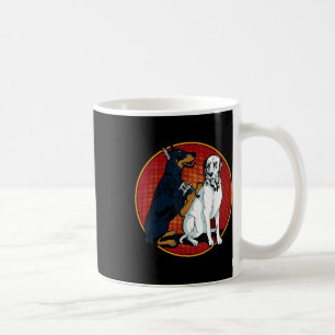Caneca De Café Doberman, Moçável, Cujo Cão Dalmático Tatuando