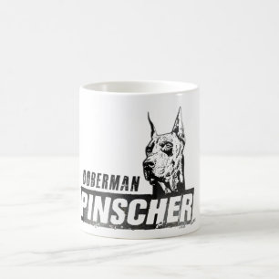 Caneca De Café Doberman Pinscher 