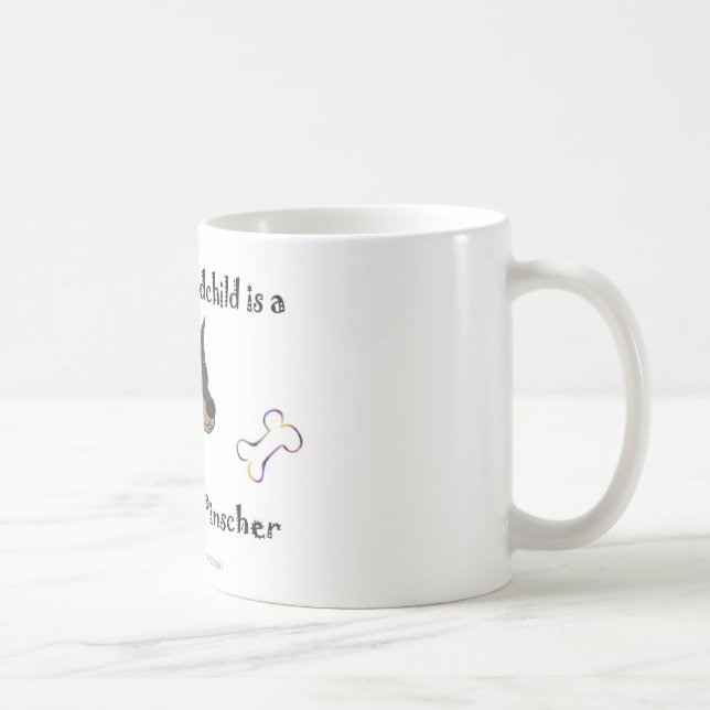 Caneca De Café doberman pinscher - mais raças (Direita)