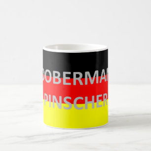 Caneca De Café doberman pinscher name na alemanha-flag.png