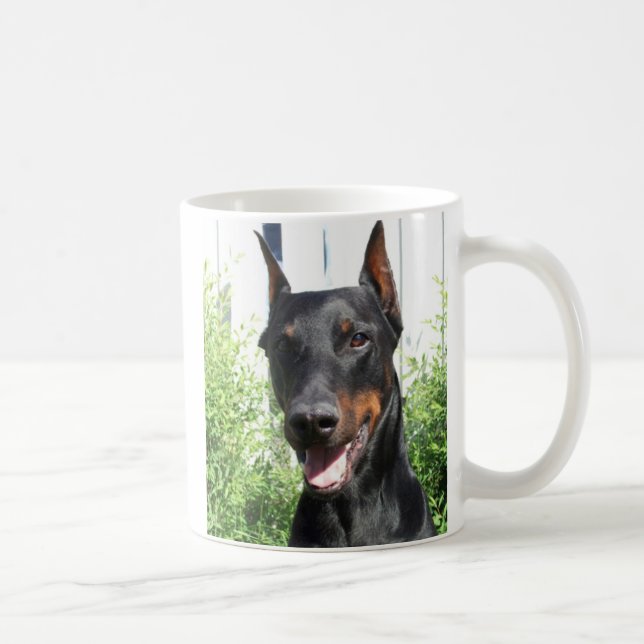 Caneca De Café Dobermann (Direita)