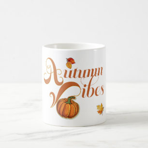 Caneca De Café Doce Autumn Vibes Trendy Ação de Graças