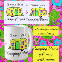 Doce Camping Viagem Trailer Camping Mama
