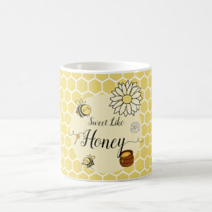 Caneca De Café Doce Como Abelha Pequena Fofa