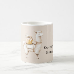 Caneca De Café Doce como Alpaca de Mel