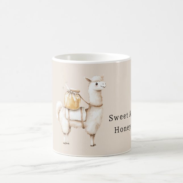 Caneca De Café Doce como Alpaca de Mel (Centro)