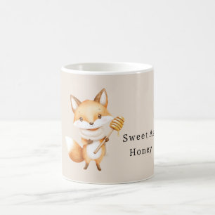 Caneca De Café Doce como Raposa de Mel