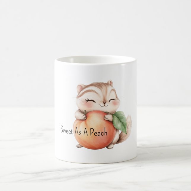 Caneca De Café Doce como um Pêssego (Centro)