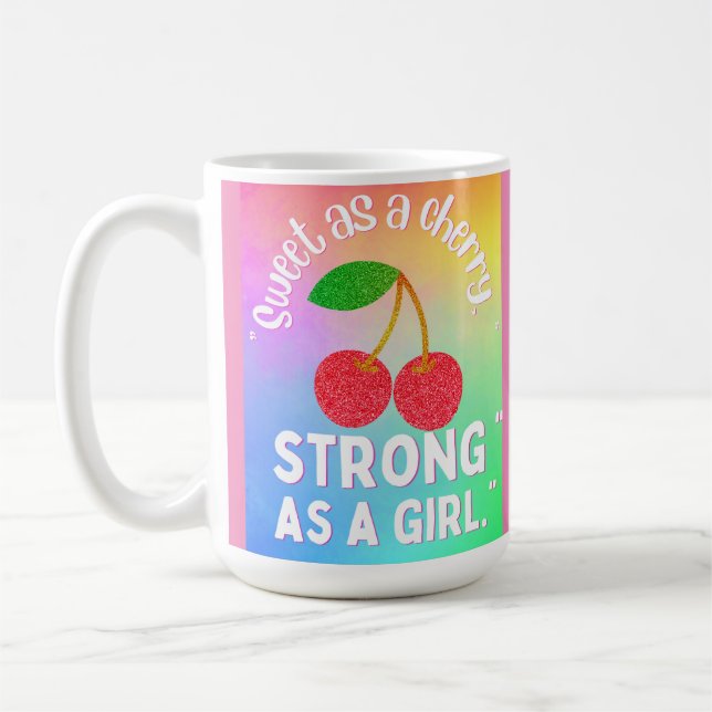 Caneca De Café Doce como uma cereja (Esquerda)