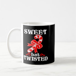 Caneca De Café Doce de Cana-de-Açúcar Engraçado Natal Curto e Tor