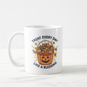 Caneca De Café Doce de Halloween Abençoado Todos os Dias