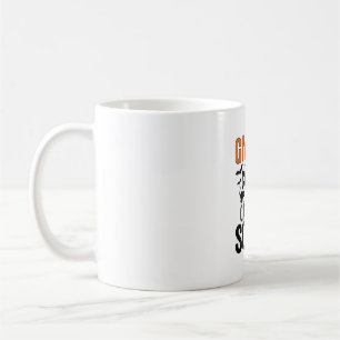 Caneca De Café Doce de Halloween ou Me Chame de Assustador Gráfic