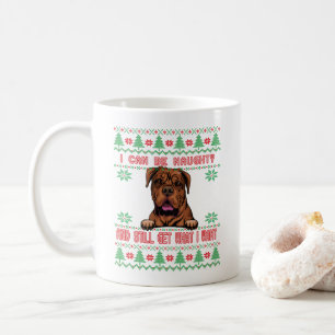Caneca De Café Doce de Natal Feio, Grande Dane