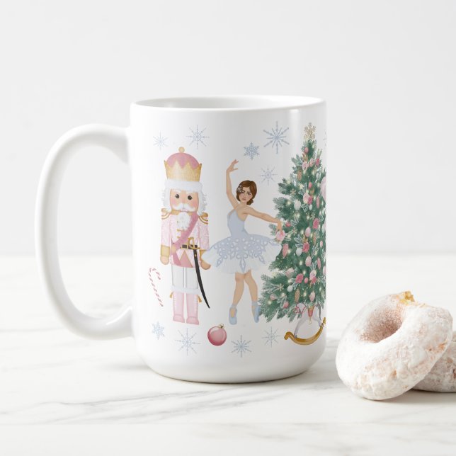 Caneca De Café Doce de Nozes (Com Donut)