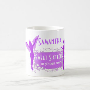 Caneca De Café Doce feminino personalizado dezesseis