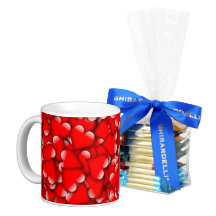 Doce Namorados Romântico Adora Corações e Chocolat