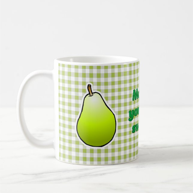 Caneca De Café Doce Pera Verde (Esquerda)