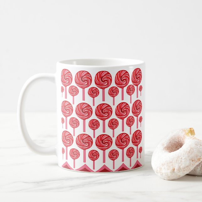 Caneca De Café Doce Pirulito Doce Pirulito  (Com Donut)