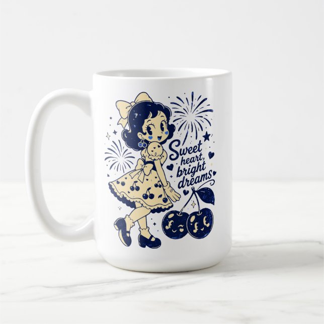 Caneca De Café Doce Quatro de Julho Dia da Independência (Esquerda)