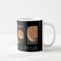 Doce Stroopwafel Piano Mug — Presente para Pai