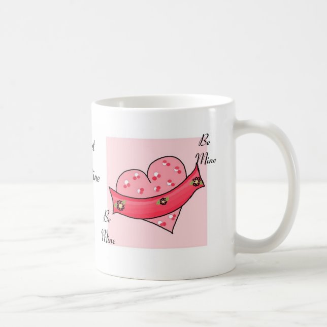 Caneca De Café Doce Valentim, seja meu (Direita)