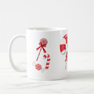 Caneca De Café Doces de Peppermint