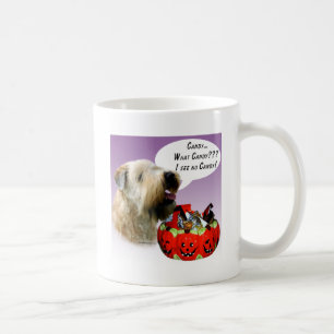 Caneca De Café Doces de Terrier Halloween, De Roda Revestida Maci