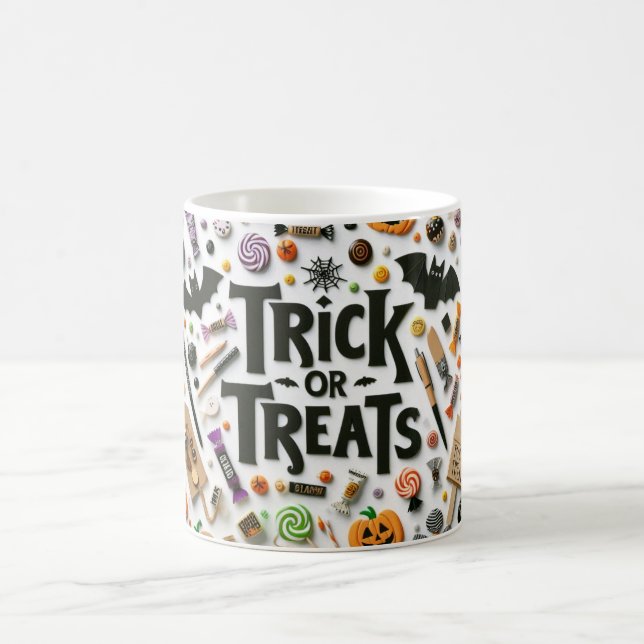 Caneca De Café Doces ou Travessuras (Centro)
