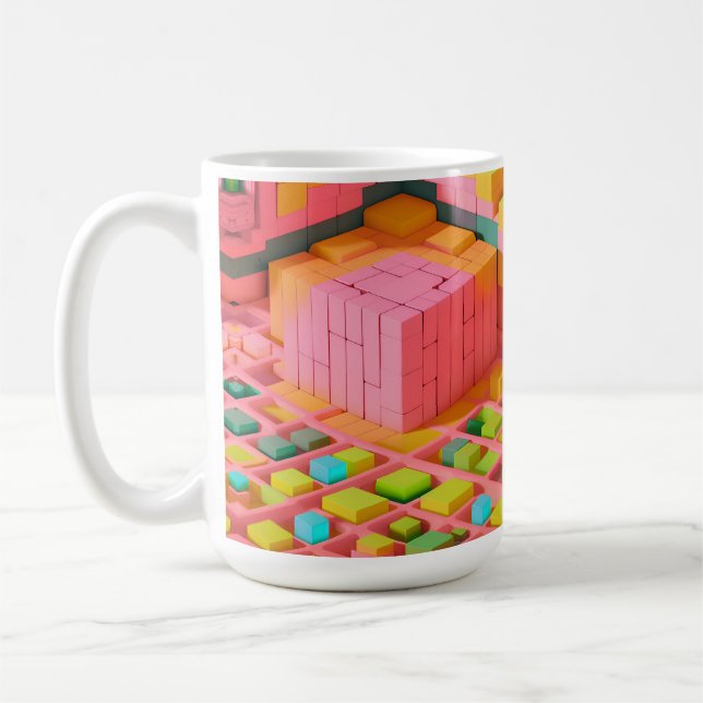 Caneca De Café Doçura Colorida (Esquerda)
