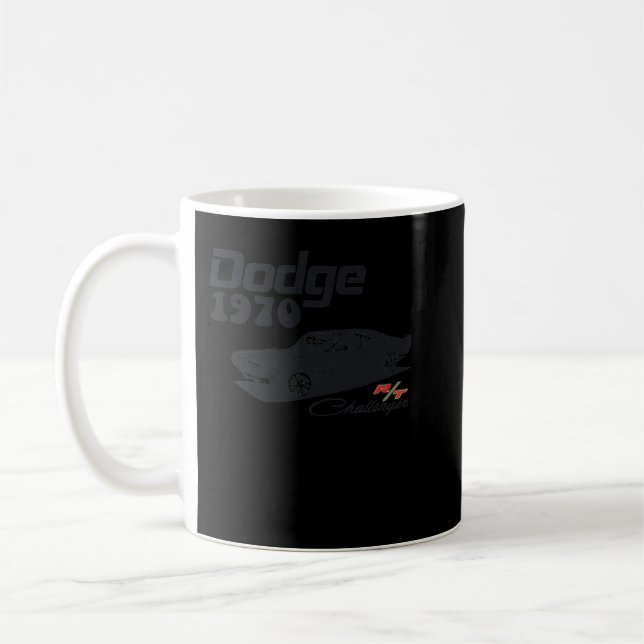 Caneca De Café Dodge Challenger Musculus Carro Americano Bandeira (Esquerda)