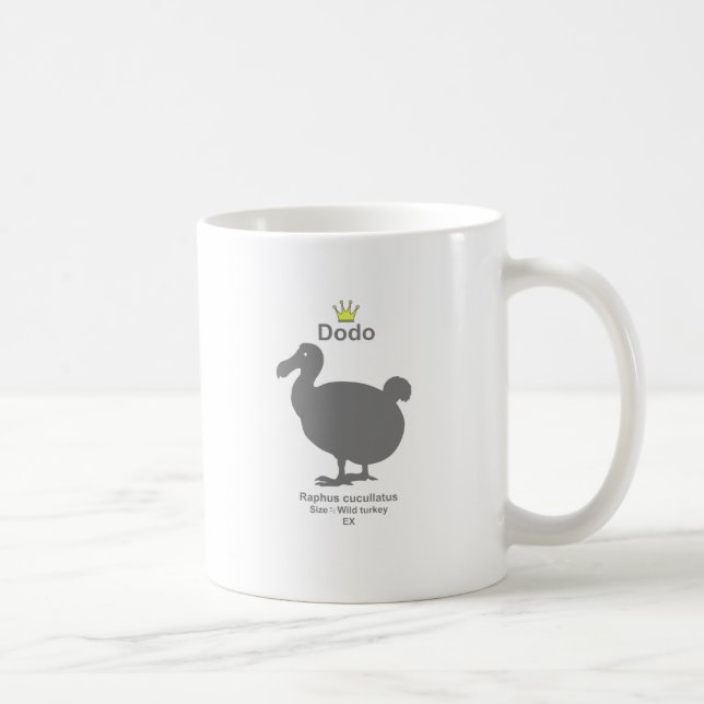Caneca De Café Dodo g5 (Direita)