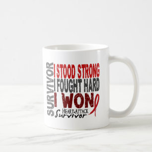 Caneca De Café Doença cardíaca do sobrevivente 4 do cardíaco d
