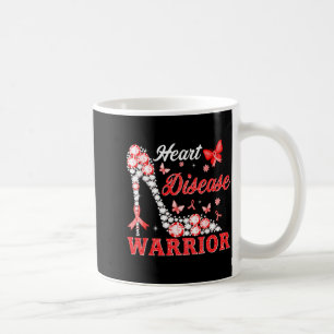 Caneca De Café Doença Cardíaca Guerreira Salto Alto Vermelho Doen
