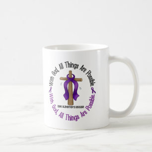 Caneca De Café Doença de Alzheimer COM CRUZ 1 do DEUS