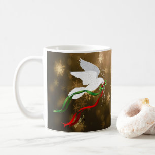 Caneca De Café Doença de Natal Branca