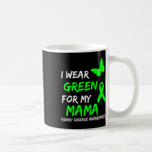 Caneca De Café Doença Eu Visto Verde Para Minha Mamãe Fita