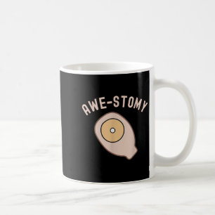 Caneca De Café Doente de estomia fantástica Ostomia Ostomato Moti