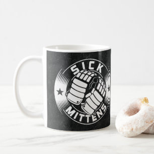 Caneca De Café Doente Mittens Gola De Hóquei No Gelo