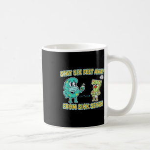 Caneca De Café Doente Sete Fique a 1,8 Metros de Distância do Doe
