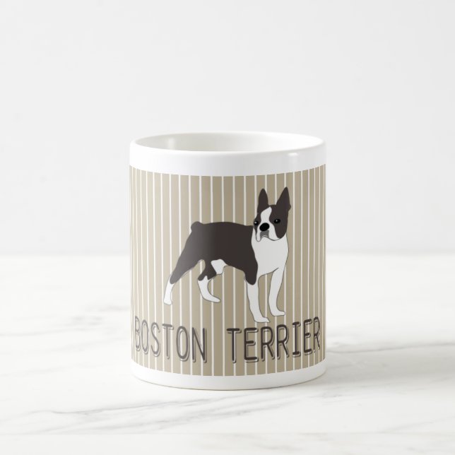 Caneca De Café Dog-BOSTON TERRIER (Centro)