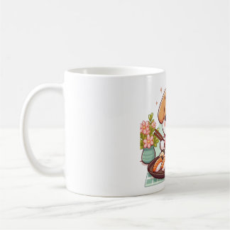 Caneca De Café Dog eating sushi