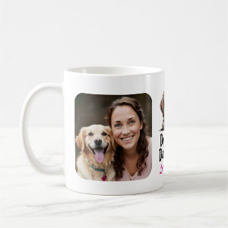 Caneca De Café Dog Hair, Don't Care Retriever Puppy Photo Name