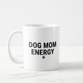 Caneca De Café Dog Mom Energy Mug