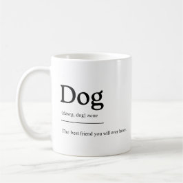 Caneca De Café Dog Mug: Man's Best Friend