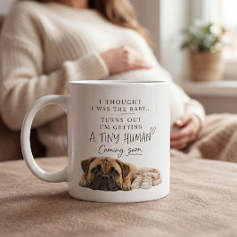 Caneca De Café Dog Pregnancy Announcement