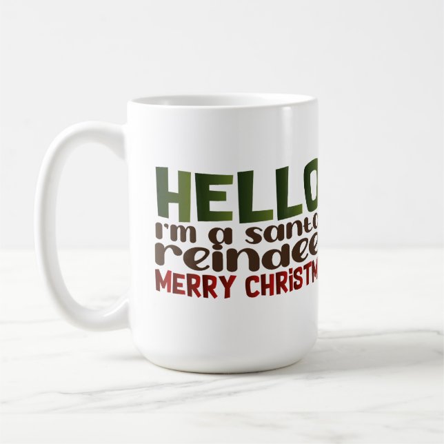 Caneca De Café Dog Reindeer Mug (Esquerda)