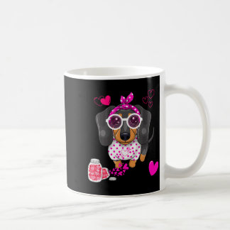 Caneca De Café Dog Valentine Gift Cute Dachshund Valentines Day F
