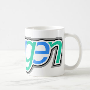 Caneca De Café Doggen Text mit Kopf