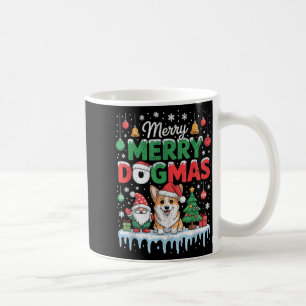 Caneca De Café Doglmas Alegres Cachorro Engraçado Chapéu do Papai