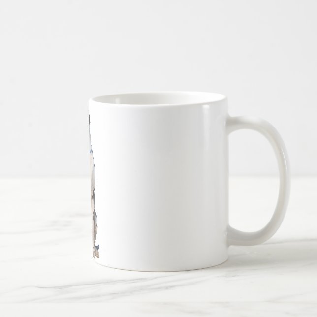 Caneca De Café Dogue Alemão Harlequin (Direita)